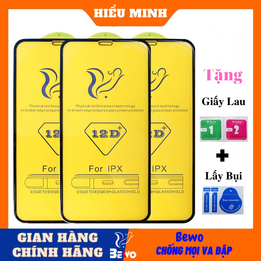 Kính cường lực iphone KingKong tự dán chống bụi,có bảo vệ màng loa 7plus/8plus/xs max/11pro max/ 12 13 14Pro max
