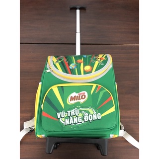 Balo kéo milo - tay cầm kéo tiện lợi đồng hành cùng bé tới trường