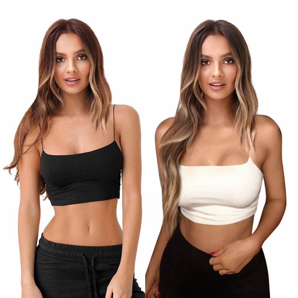 Áo thun croptop 2 dây