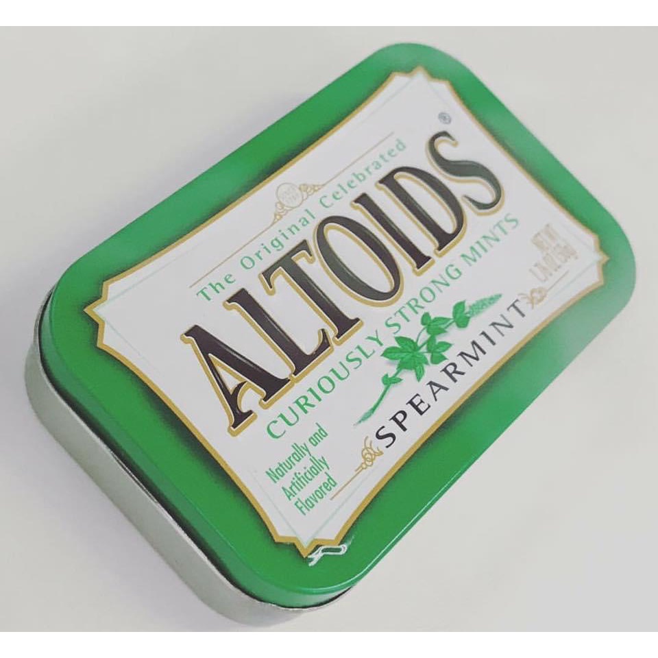 Kẹo ngậm bạc hà Altoids Spearmint hộp 50g - Mỹ