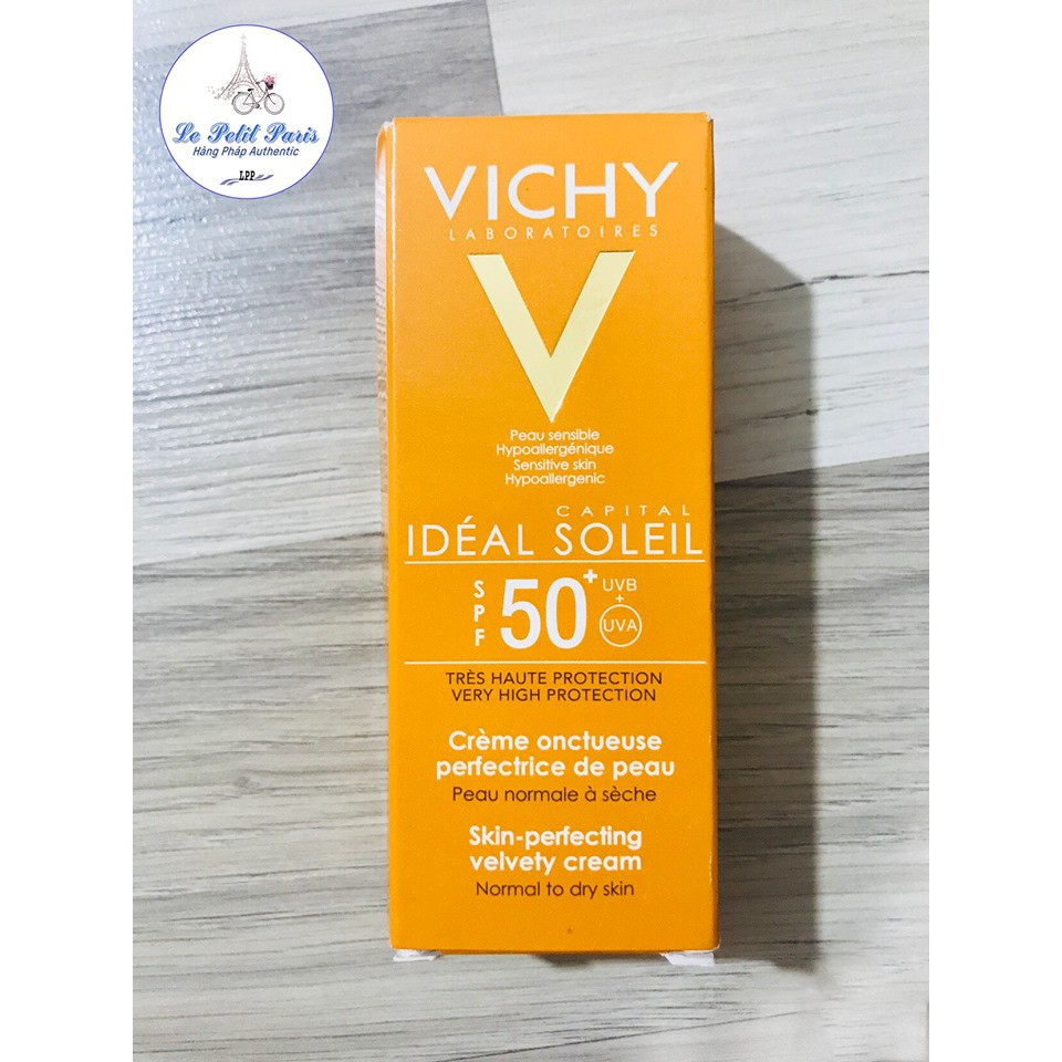 Kem chống nắng VICHY SPF 50+. Dành cho da thường và khô.