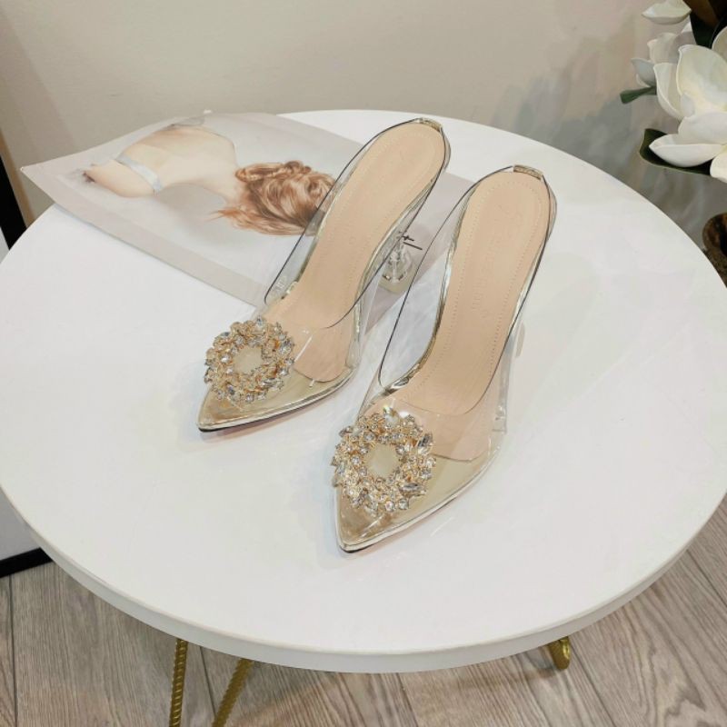 GIÀY CAO GÓT TRONG ĐÍNH HOA