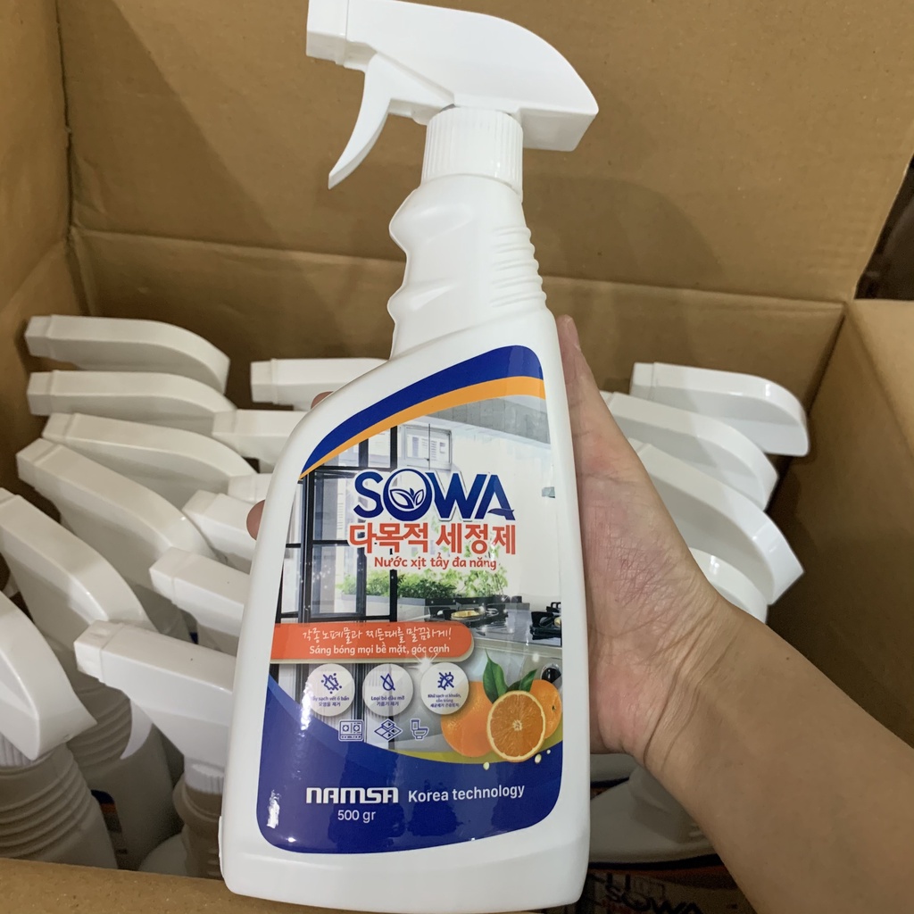 Sowa Xịt Tẩy Rửa Đa Năng Hàn Quốc 500gr
