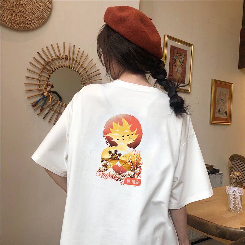 Áo thun form rộng tay lỡ Nhật Bản đẹp độc lạ vải dày mịn 2020T2363