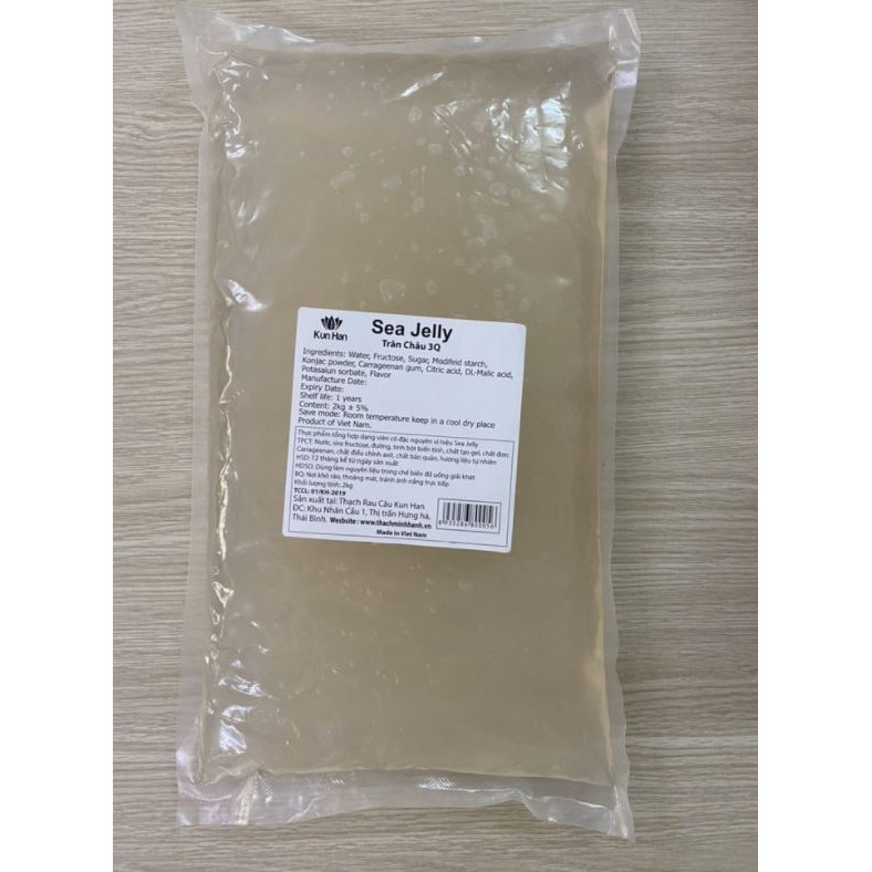 Trân Châu Trắng 3Q LÀM SẲN 2kg,SEA JELLY - KunHan