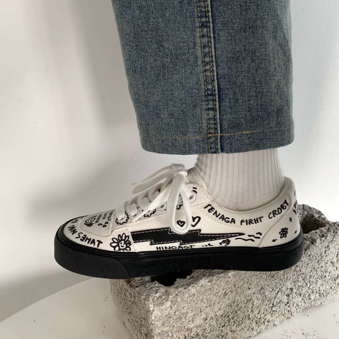 Giày Thể Thao Vải Bạt Thời Trang Hàn Cho Nữ 2021 | BigBuy360 - bigbuy360.vn