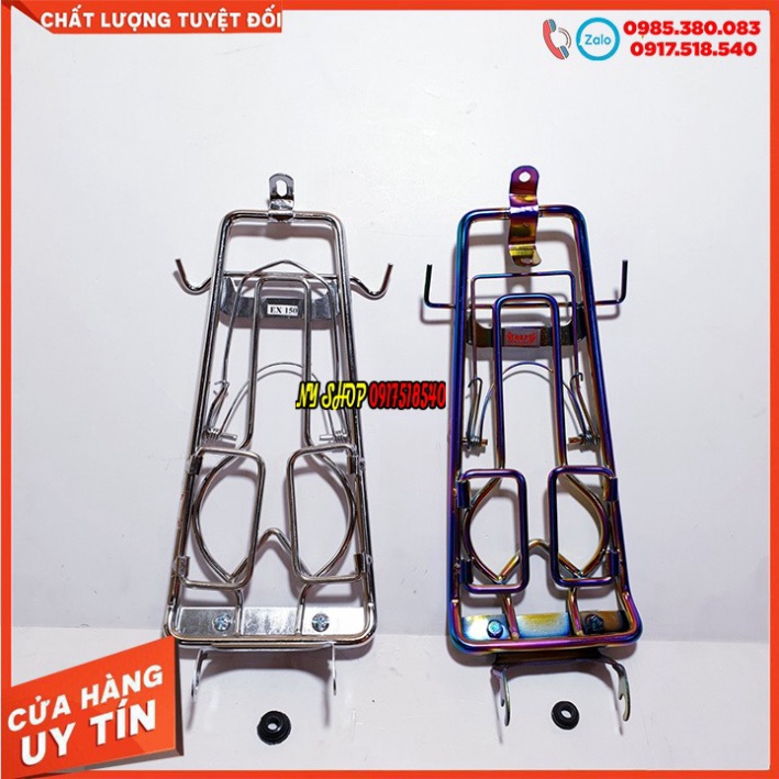 BAGA EX 150 INOX MÀU TITAN LOẠI 10 LY CHẮC CHẮN + TẶNG MÓC 7 MÀU Ảnh thật Sp