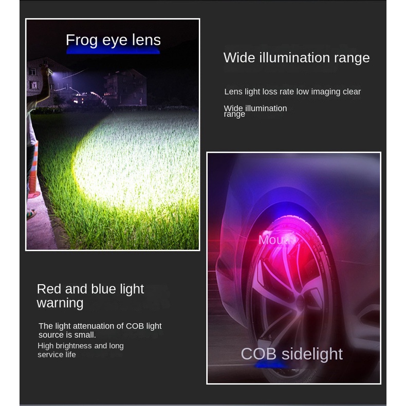 New Mobile Phone Rechargeable Mini Dual Light Source Flashlight Tube TYPE-C Fast Charge Multifunction Working Light with Magnet Emergency Flashlight Camping Lantern