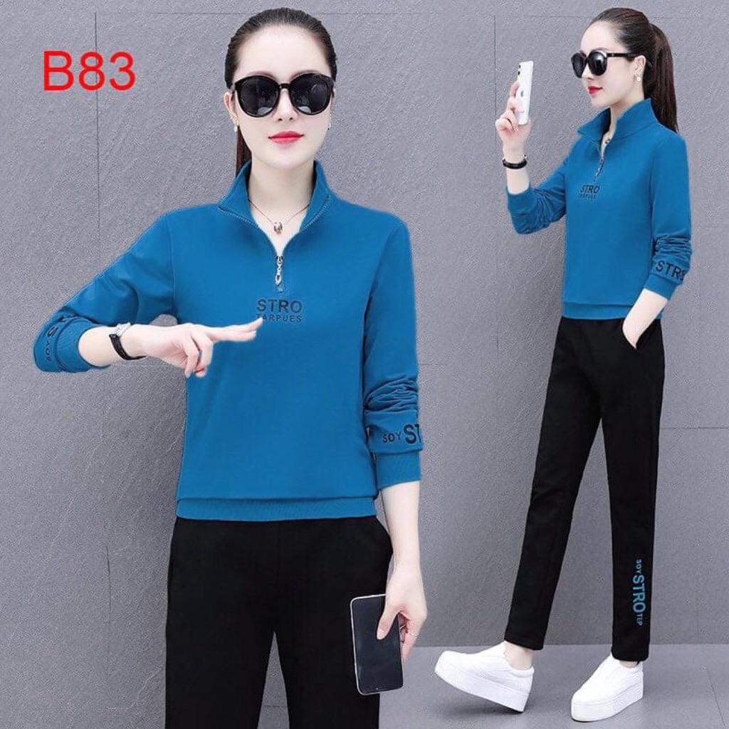 Bộ đồ thể thao nữ chất thun Umi cao cấp,phong cách trẻ trung, năng động