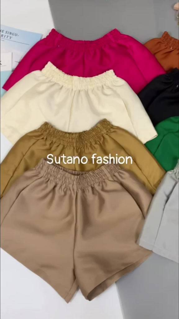 Quần tacta cạp chun,short phồng đùi sooc cạp cao có túi 2 bên trẻ trung nhiều màu | BigBuy360 - bigbuy360.vn