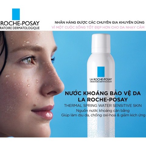 NƯỚC KHOÁNG LÀM DỊU VÀ BẢO VỆ DA LA ROCHE POSAY THERMAL SPRING WATER 300ML