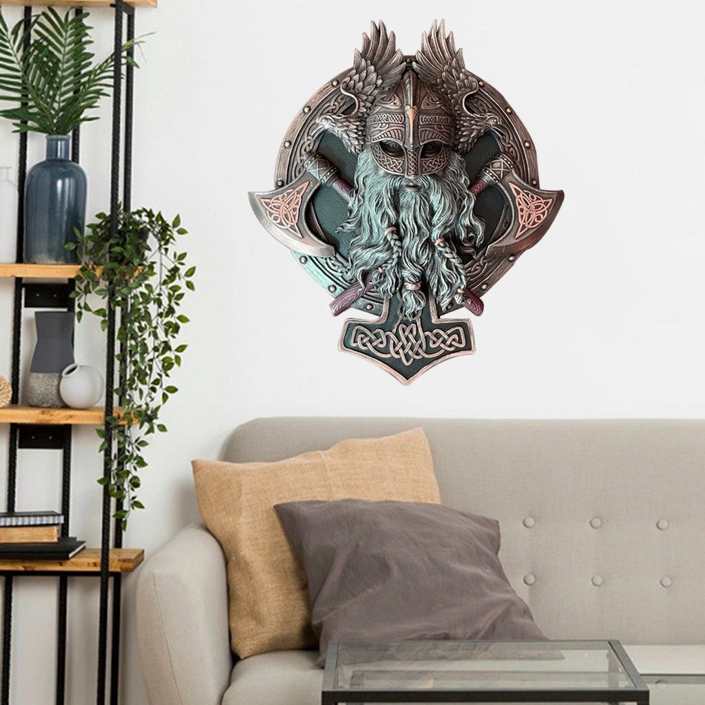 Đầu Lâu Treo Tường Trang Trí Phong Cách Viking