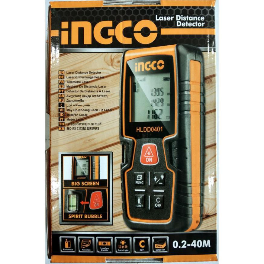 [INGCO] INGCO Máy đo khoảng cách tia laser 40 mét HLDD0401
