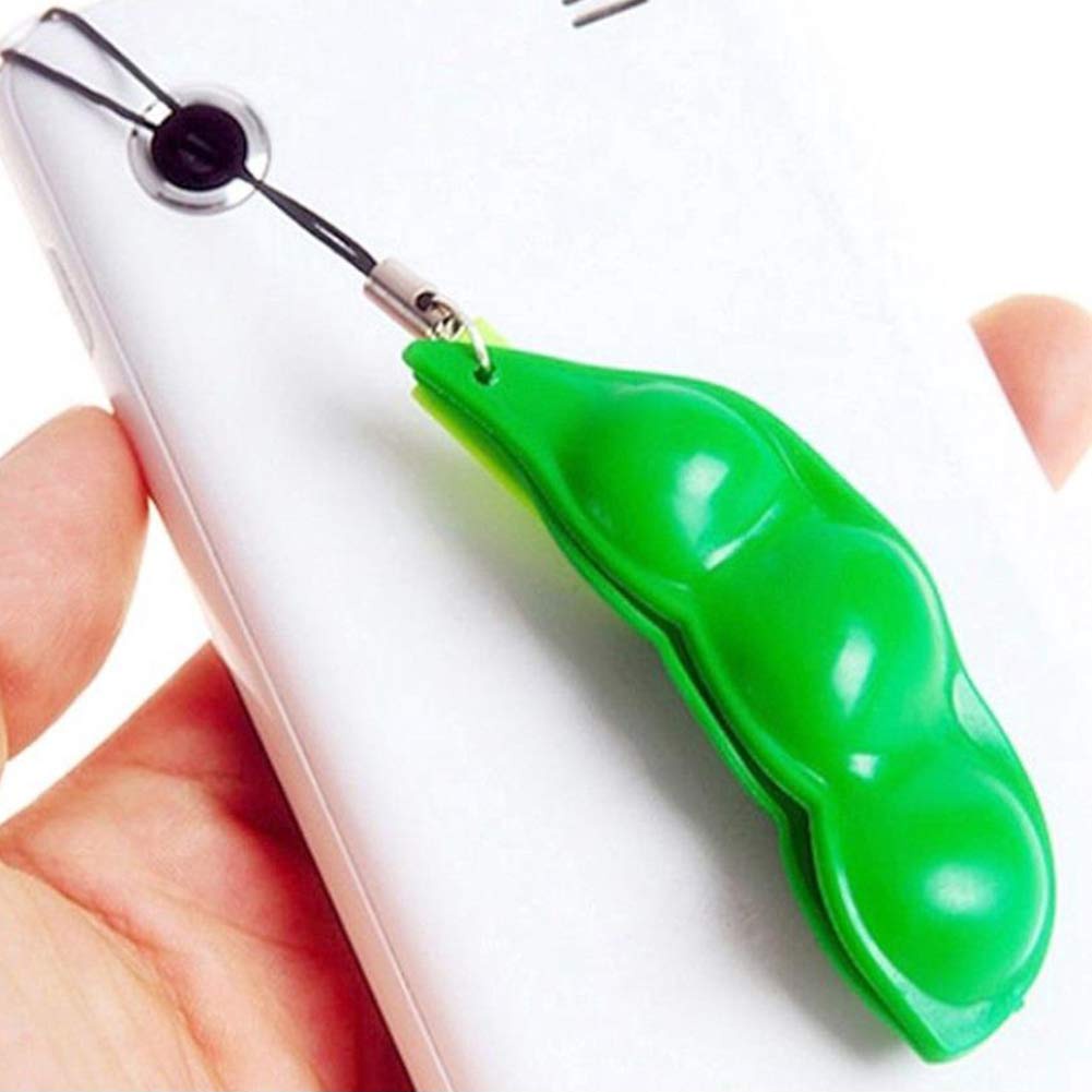 Móc Khóa VikiToys Bóp Tách Hình Hạt Đậu Hà Lan Bằng Nhựa Giảm Stress Căng Thẳng Vui Nhộn Quà Tặng Hot Trend Tiktok