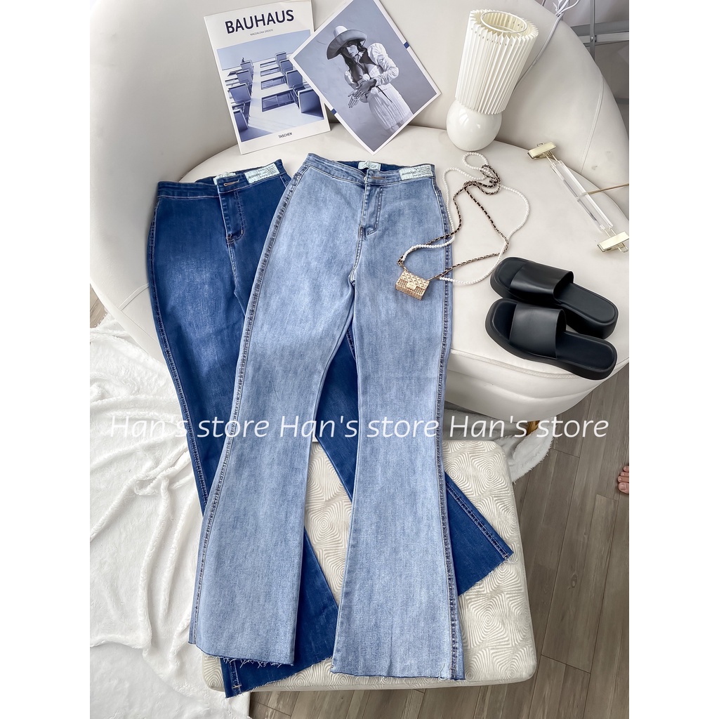 QUẦN JEAN LOE BASIC LƯNG BẢN - CHẤT JEAN QC (ẢNH THẬT 1OO%)
