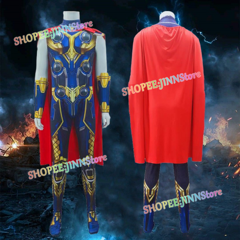 Bộ Áo Liền Quần Hóa Trang Nhân Vật Siêu Anh Hùng Thor