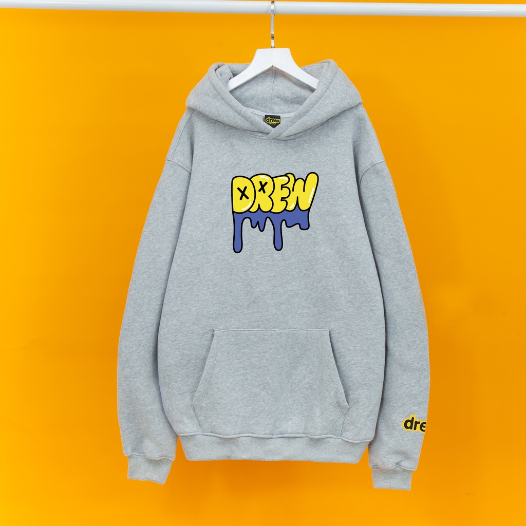 Áo nỉ Hoodie Drew CHỮ CHẢY Hogoto shop , Áo hoodie nam nữ nỉ bông cotton