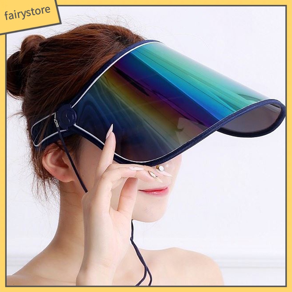 Mũ Che Nắng Unisex Mặt Kính Phản Quang Bảo Vệ Chống Tia UV Khi Chơi Thể Thao Ngoài Trời