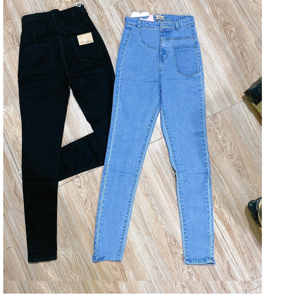 Quần jean nữ LƯNG SIÊU CAO - hình thật và có size đại TG-10D21-3