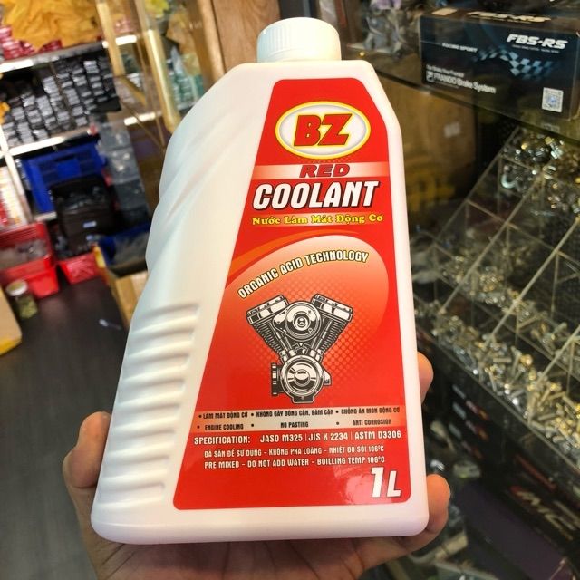 Nước làm mát động cơ xe BZ coolant red