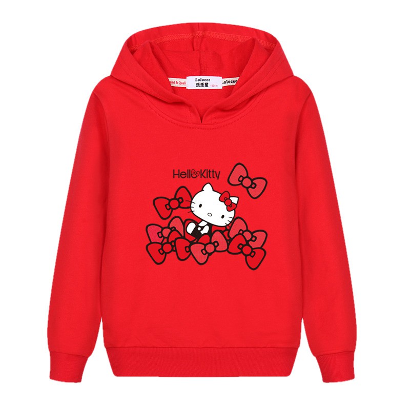 Những chiếc áo hoodie Hello Kitty ngọt ngào cho bé gái