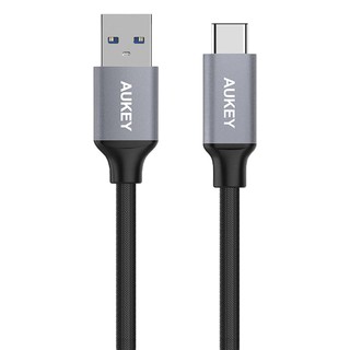 [Freeship toàn quốc từ 50k] Bộ 5 Cáp Sạc Type C Aukey Nylon USB ra USB C 3.0 - CB-CMD2