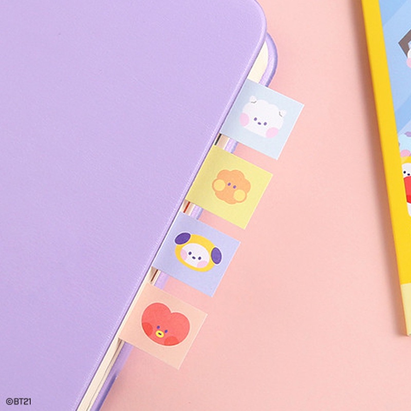 Mục lục dán dính in hình BTS BT21
