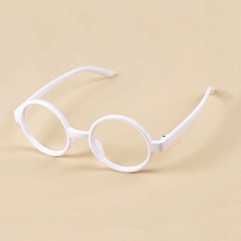 Mắt Kính Nhựa Gọng Tròn Màu Kẹo Dễ Thương Phong Cách Retro Hóa Trang Cho Mẹ Và Bé
