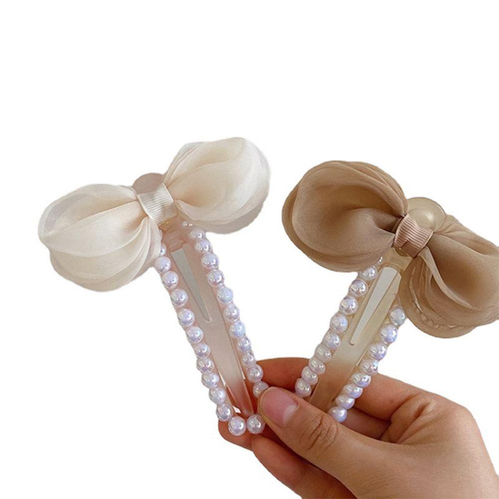 NICKOLAS Kẹp Tóc Hình Nơ Xinh Xắn Cho Nữ