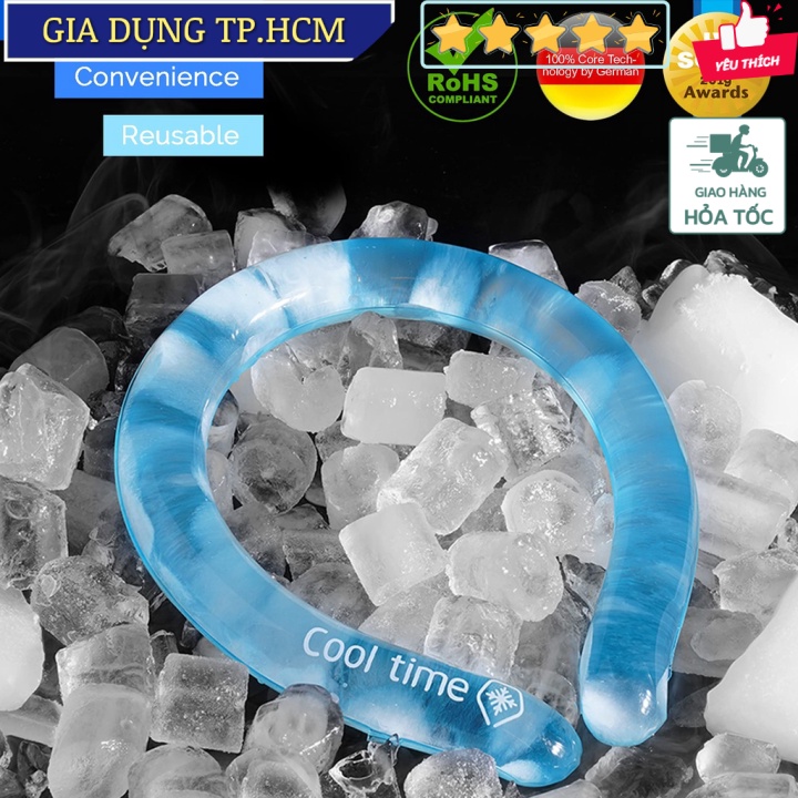 🆕 Vòng đeo cổ giải nhiệt mùa hè COOLTIME Wearable Cooling Neck Wraps for Summer Heat