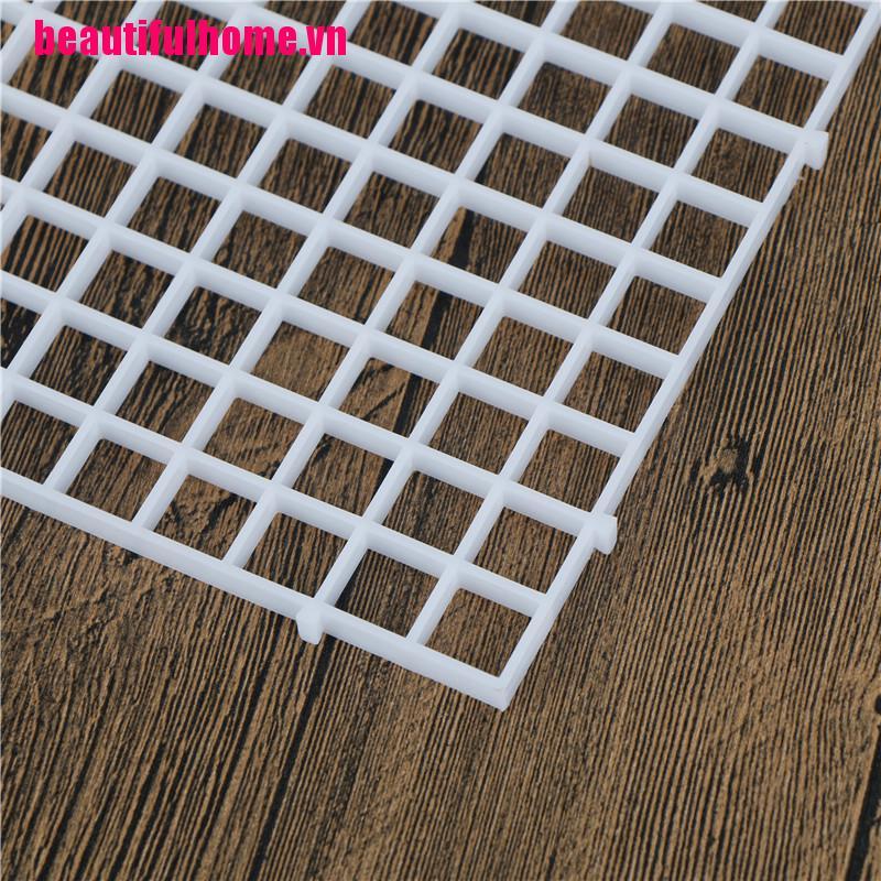 {beautifulhome.vn}Fish Tank Durable Plastic Fish Grid Divider Holder Tray Egg Crate Aquarium