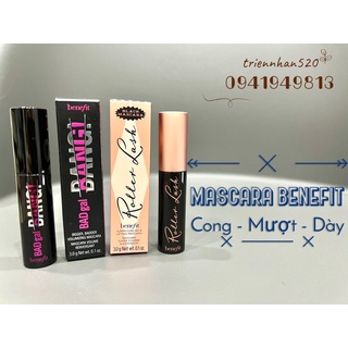 Mascara Chuốt mi Benefit Roller - Benefit They’ re Real Lash Black Lâu Trôi Siêu Hot 3.0g