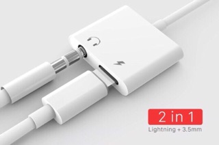 Bộ chuyển đổi lightning 2 in 1 dùng cho iphone