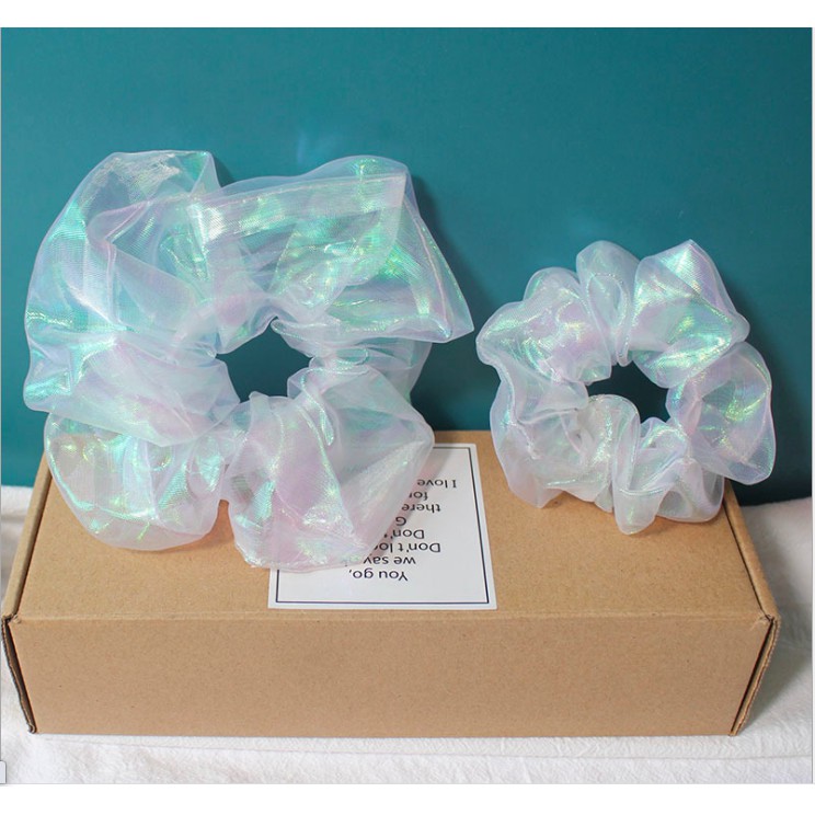 Scrunchies- cột tóc hologram
