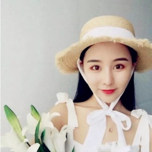 Mũ cói xinh phong cách Hàn Quốc