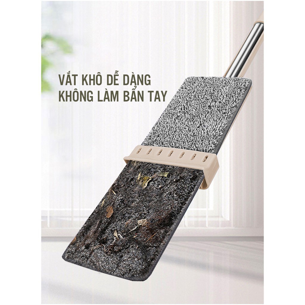 Chổi lau nhà tự vắt thông minh với đầu xoay 360 độ tiện dụng