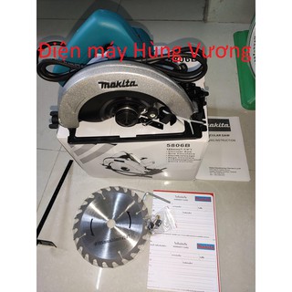 Máy cưa đĩa makita 5806b, made in thái lan ,đường kính đĩa 185mm, 1050w, dây đồng, cưa thẳng hoặc nghiêng 45 độ.