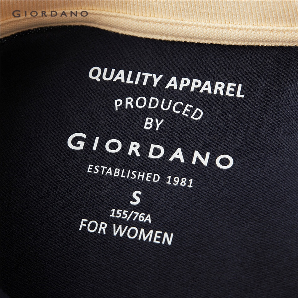 Đầm polo GIORDANO phối màu tương phản dành cho nữ 05461483 | BigBuy360 - bigbuy360.vn