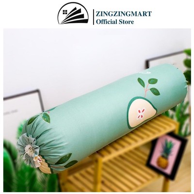 [SIÊU ĐẸP] Gối ôm vỏ Cotton Poly Cao Cấp (Chát chọn mẫu nhé - Đường kính 20cm Dài 1m )