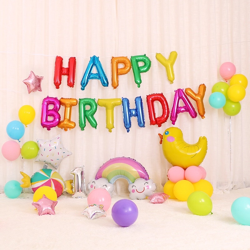 COMBO Bóng Trang Trí Sinh Nhật/Tiệc/Thôi Nôi cho bé và người lớn theo đủ phong cách Sang trọng/Cute/Hàn Quốc