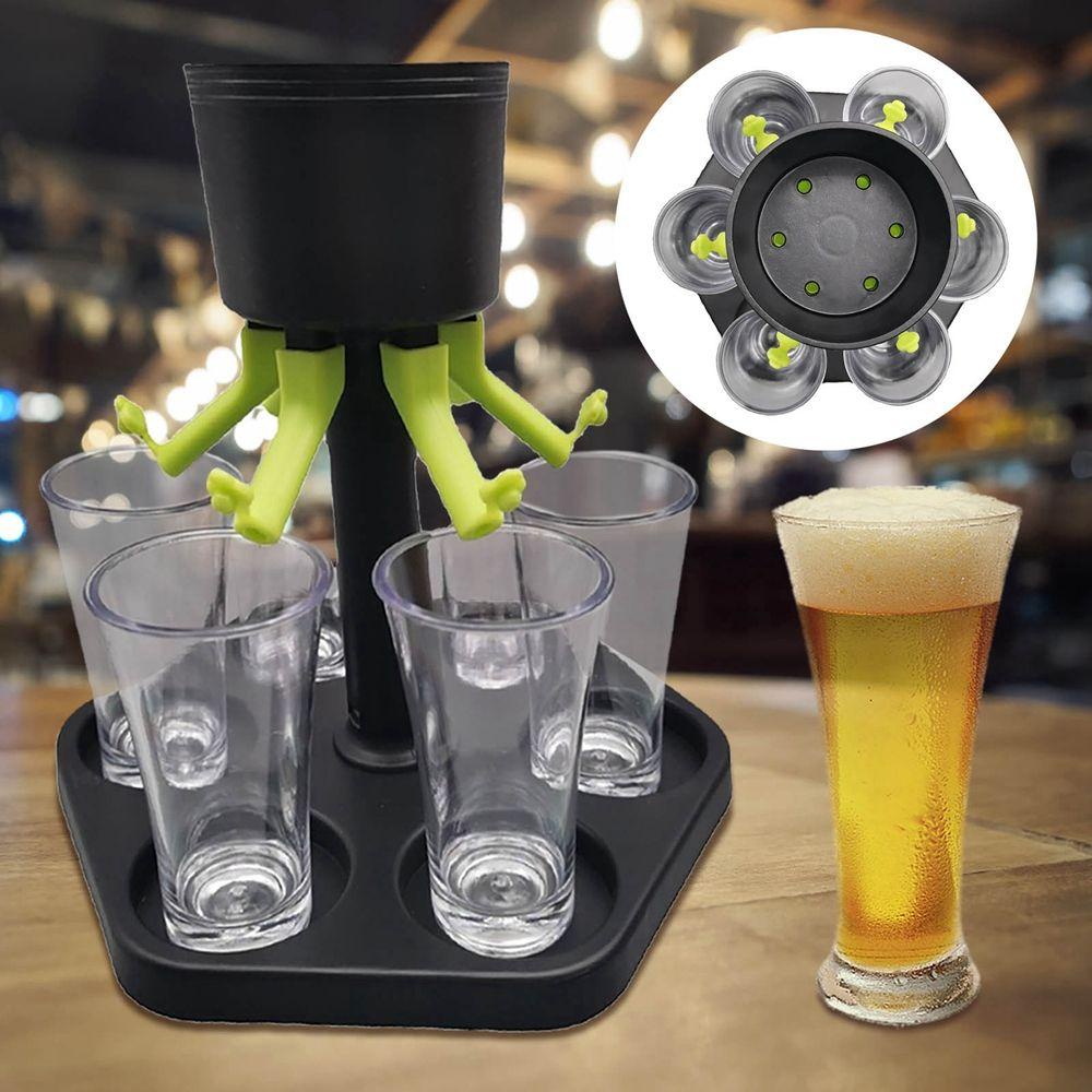 Bộ Phễu Rót Rượu 6 Ống Bằng PE Sáng Tạo Cho Bartender