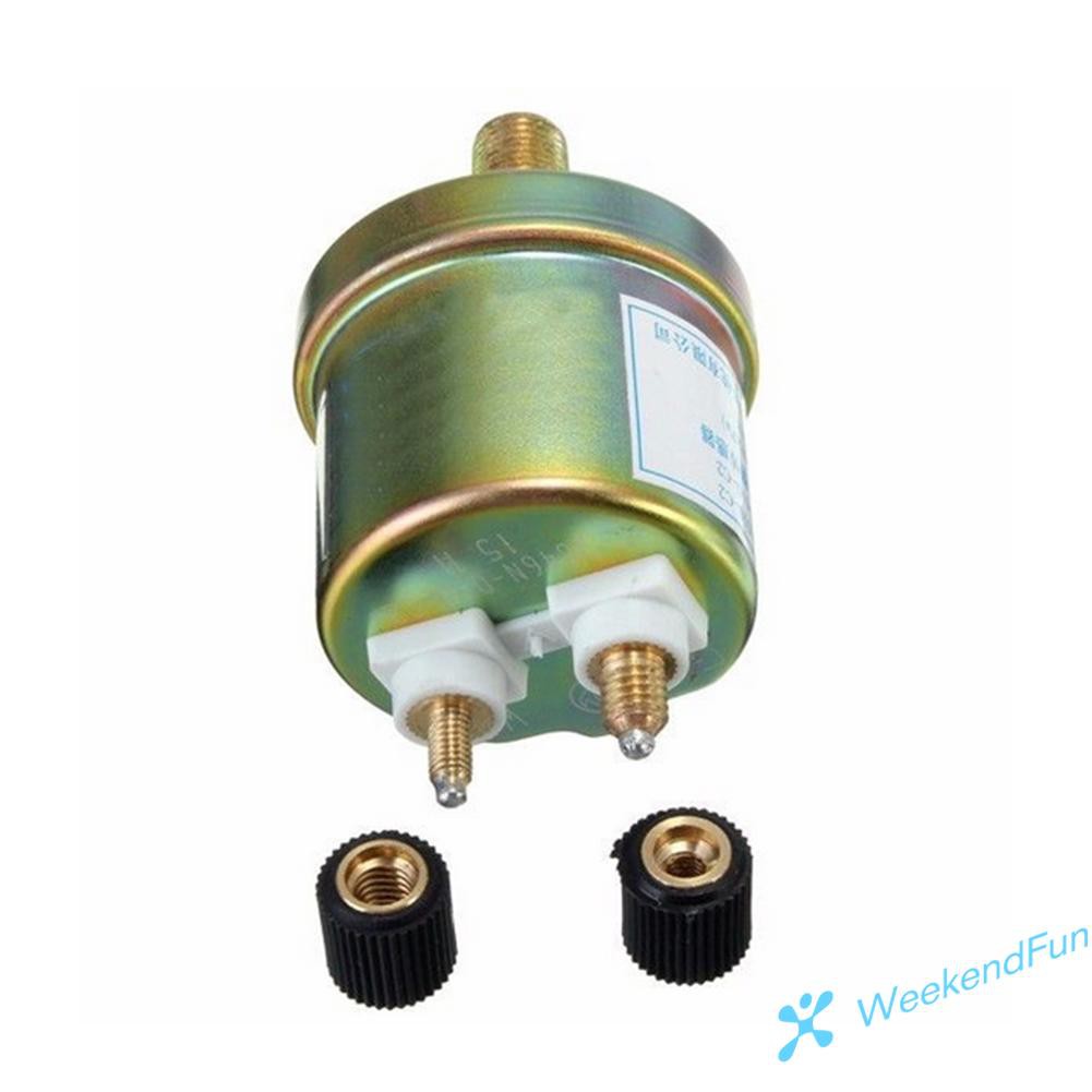 Đồng hồ đo cảm biến áp suất dầu động cơ 80x40mm 1/8 NPT