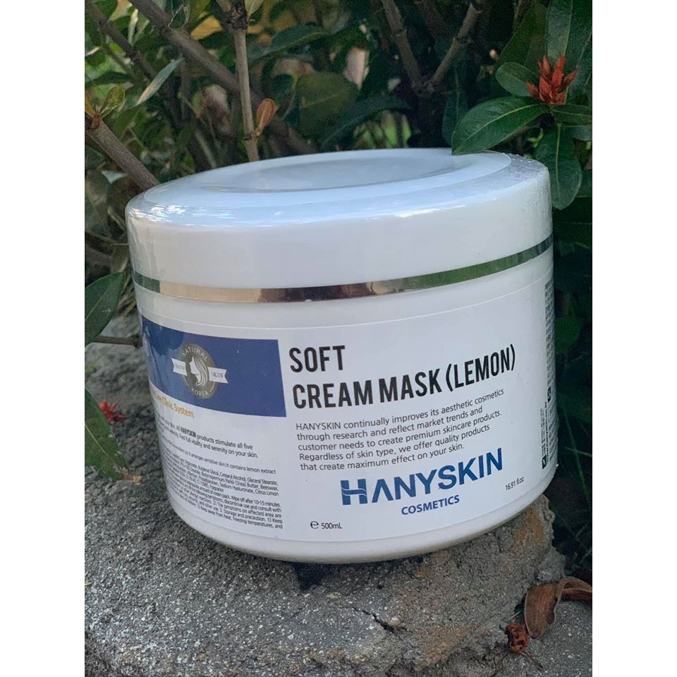 Mặt nạ kem tinh chất chanh vàng dưỡng trắng da HanySkin Soft Cream Mask (Lemon) | BigBuy360 - bigbuy360.vn