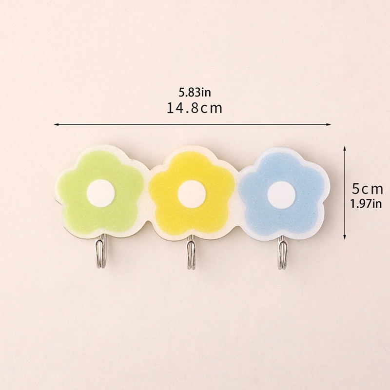 Móc Treo Đồ Dán Tường Chắc Chắn Không Cần Khoan Hình Hoạt Hình Dễ Thương