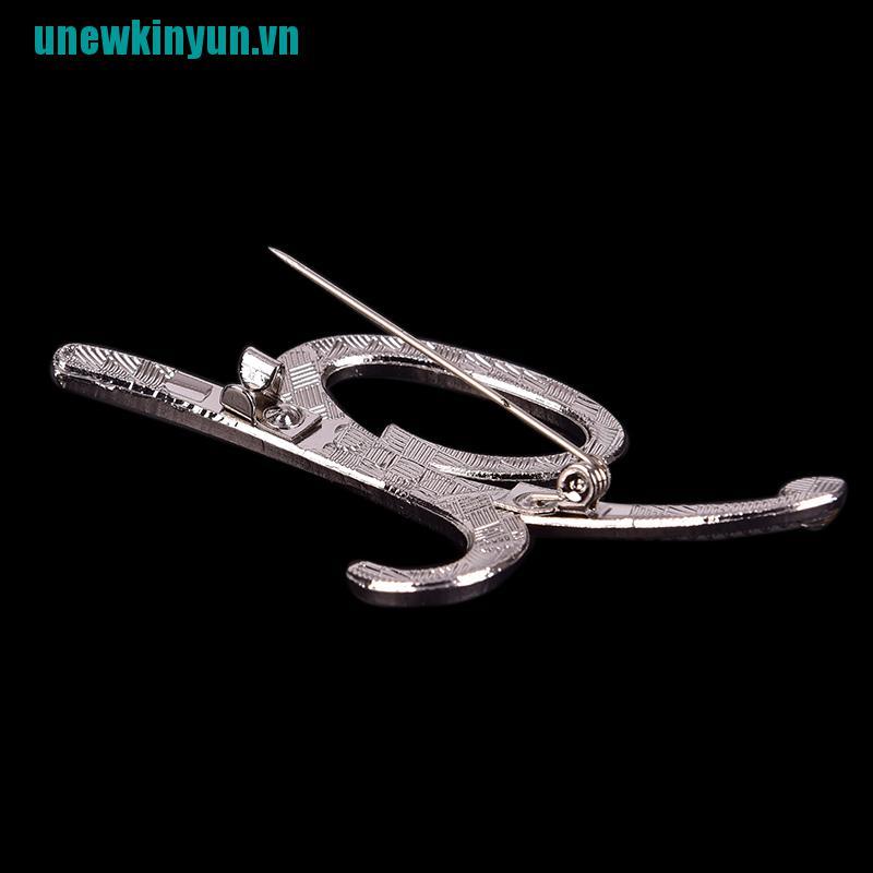 Y●Ghim Cài Áo Hình 26 Chữ Cái Đính Đá Nhân Tạo Thời Trang Cho Nữ