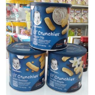 Combo 3 hộp bánh ăn dặm Gerber Mỹ dạng que cho bé từ 6 tháng rưỡi