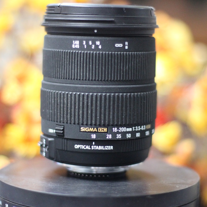 Ống kính Sigma 18-200 f3.5-6.3 có chống rung OS for Nikon