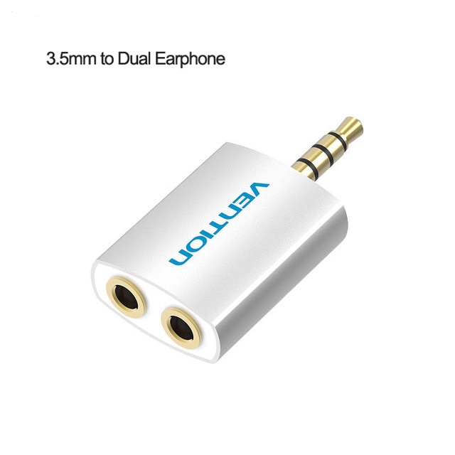 Vention Dây Cáp Chia Cổng 3.5mm Chuyên Dụng Cho Tai Nghe