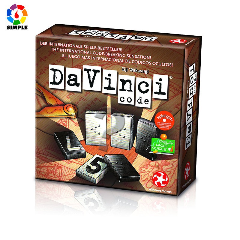 Da Vinci Code board games Bộ Trò Chơi Da Vini Mã (Có Hộp)  bìa