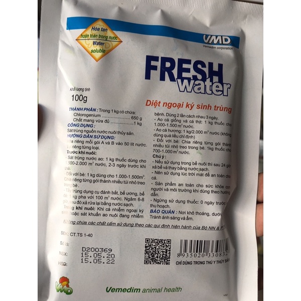 Fresh water  làm sạch ao hồ tôm cá